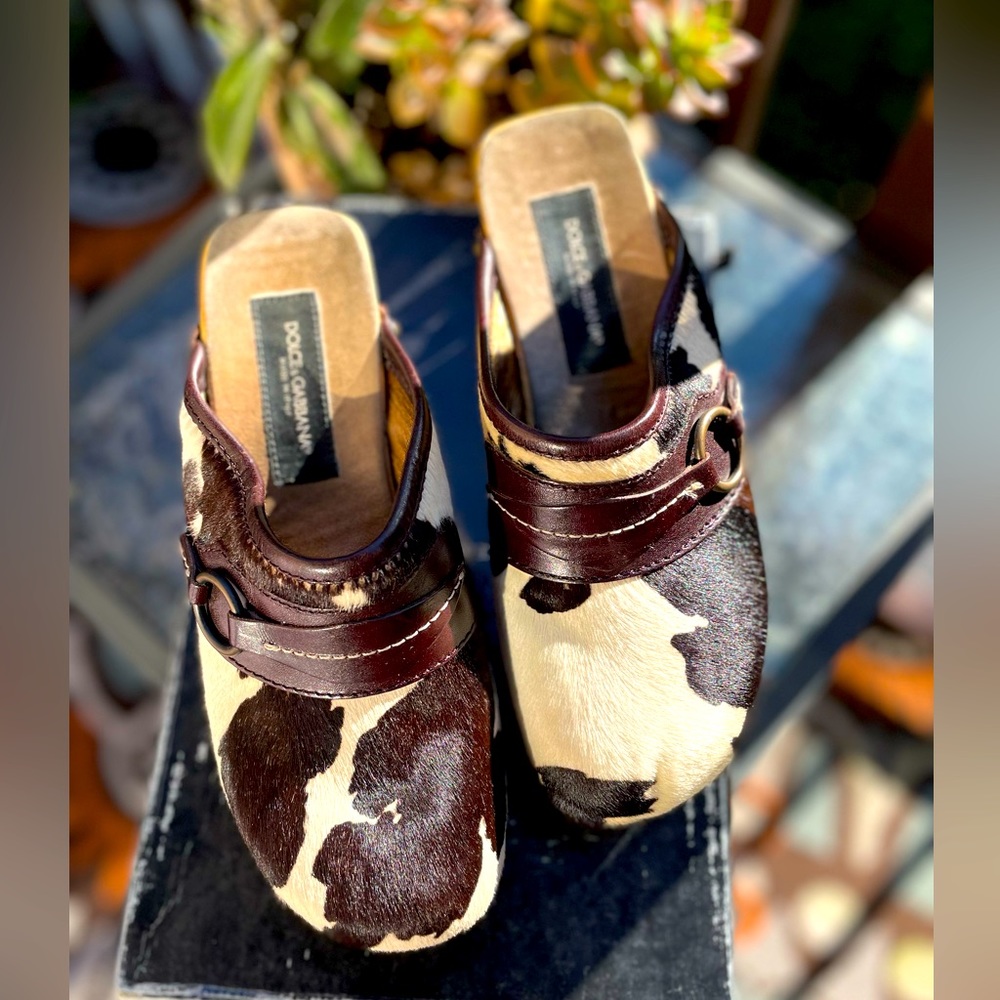 Dolce & Gabana - Pony hair - Clogs